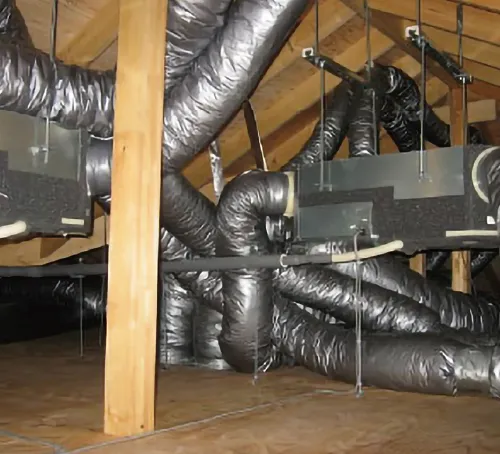 従来の全館空調ダクト