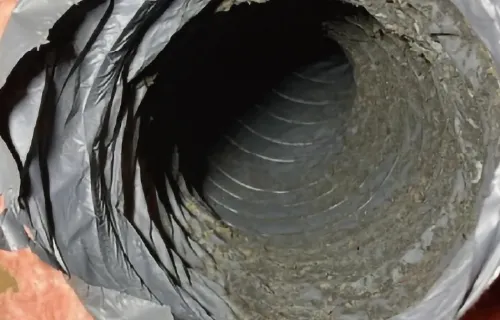 約15年運転のダクト内